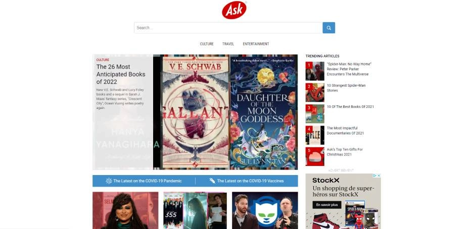 Moteur de recherche ASK.COM