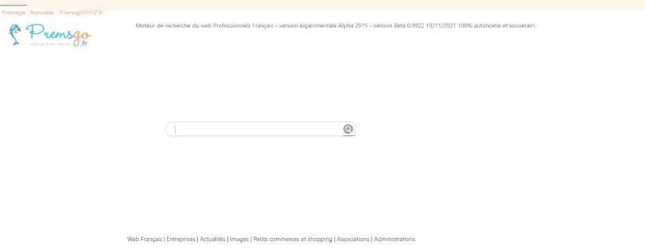 Moteur de recherche Premsgo